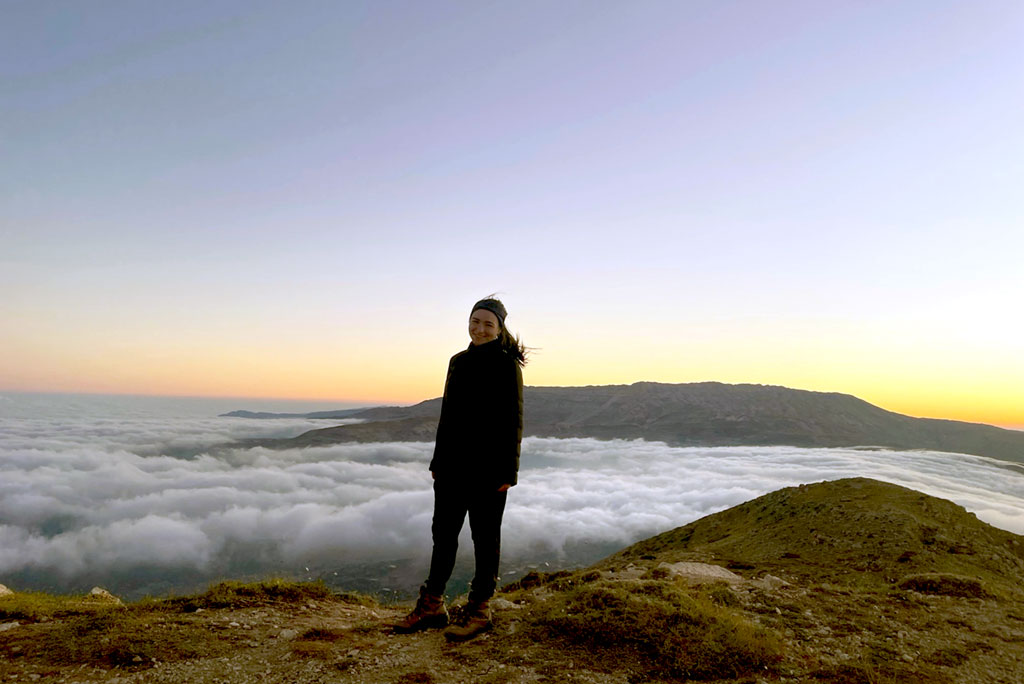Mireille Malaket, lever du soleil sur le Mont Kneisseh, le 12 août 2022Crédit photo : Mireille Malaket